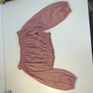 Vintage Pink Crop Top.